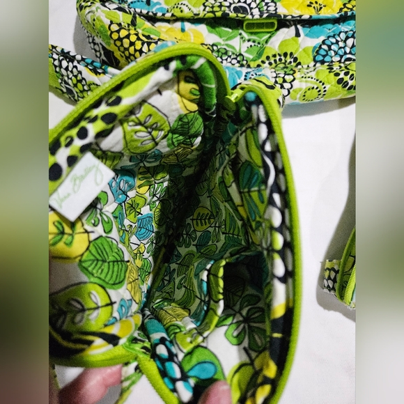 Floral Green and Blue Vera Bradleys Bag Set Sold As A Set. - Picture 11 of 16